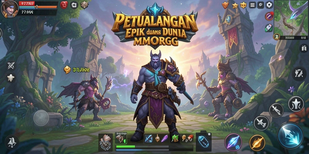 Gameplay 77RP yang menawan di dunia fantasi.