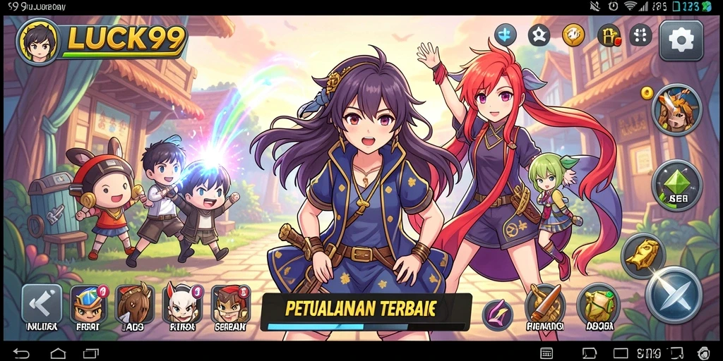 Tampilan gameplay <strong>99LUCK99</strong> yang seru dan penuh warna.