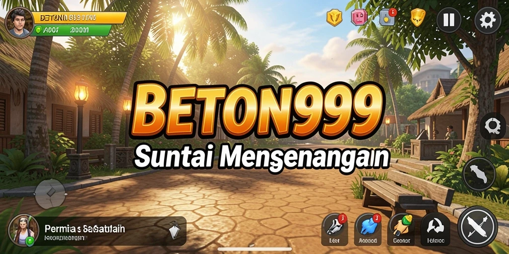 Tampilan menarik dari gameplay BETON999 yang penuh warna.