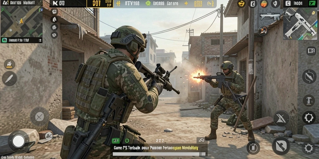 Screenshot gameplay BTV168 menampilkan momen aksi tembak-menembak yang seru.