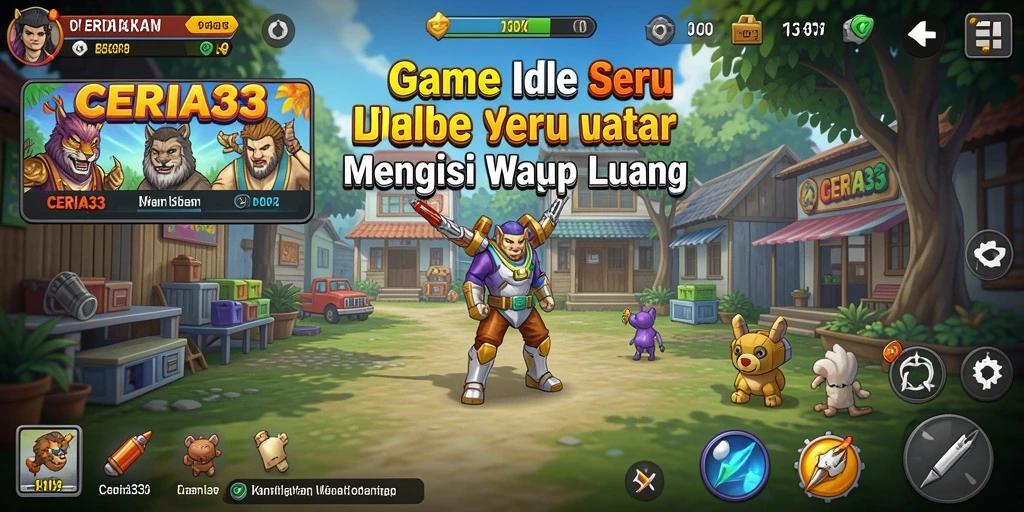 Screenshot CERIA33 menampilkan gameplay Idle yang menarik dan interaktif.