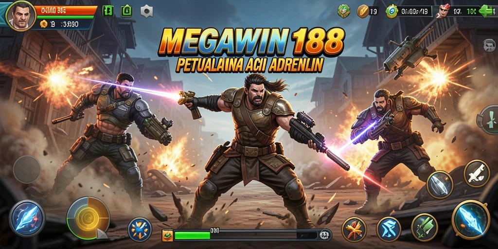 Screenshot gameplay MEGAWIN188 yang penuh aksi dan tantangan.