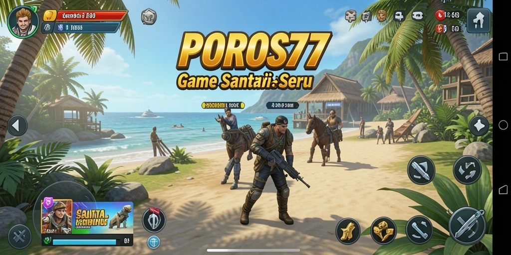 Screenshot POROS77 menampilkan gameplay seru dan mudah dipahami.