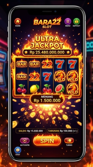 Tampilan utama aplikasi bara22 dengan berbagai pilihan APK.